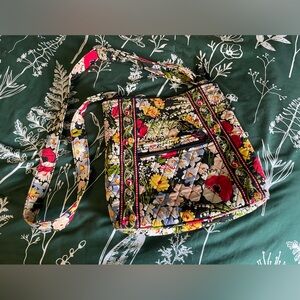 Retired VB poppy fields cross body